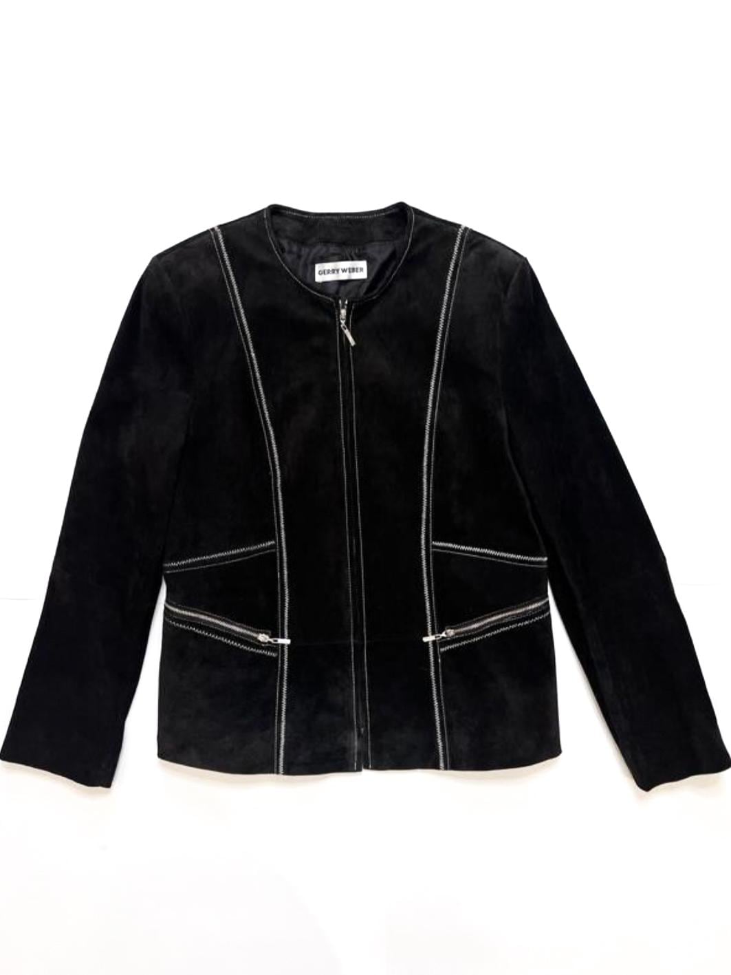 古着 GERRY WEBER 80s 90s オールド 西ドイツ製 総柄 ブルゾン 36