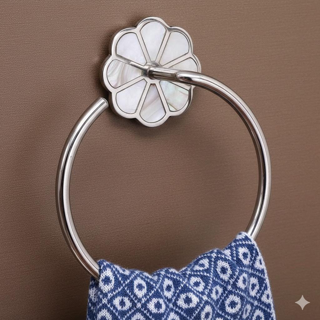 Brushed Gold Towel Ring | Floor And Decor - View #7