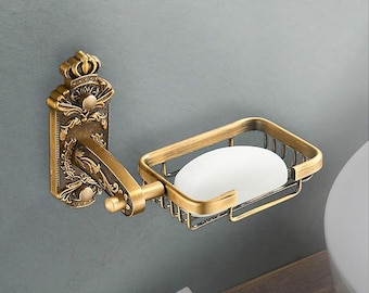 Portasapone da parete Shobixx, portasapone, arredo bagno, vassoio portasapone, portaspugna, accessori bagno, arredo bagno, regalo di inaugurazione della casa