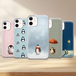 Cute Penguin Phone Case for iPhone, Samsung & Google Pixel - Icy Design