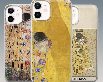 Gustav Phone Case Klimt Art Cover for iPhone 15, 14, 13, 12, 11, Samsung S24Ultra, S23FE, S22, A15, A25, A14, Pixel 8A, 8Pro, 7A, 7Pro, 6A