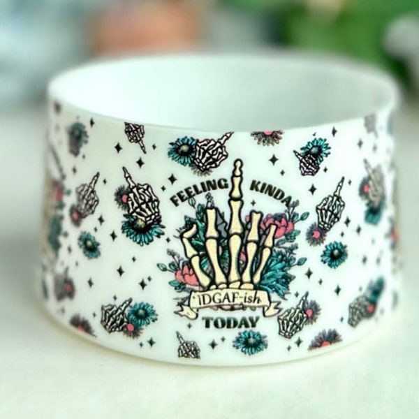 Feeling IDGAF tumbler boot