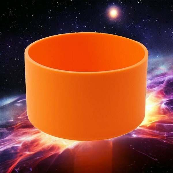 Neon Orange Silicone Boot Bumper Sleeve for Tumbler