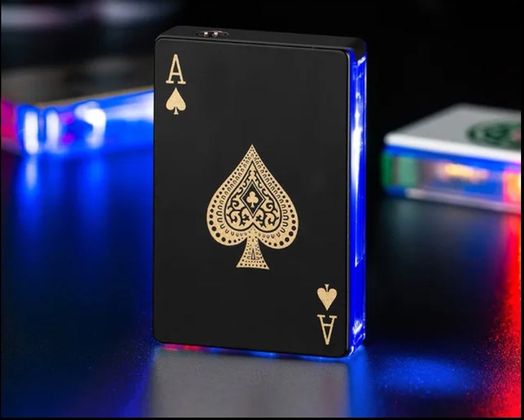 Poke Card Lighters With a Led Light Etsy