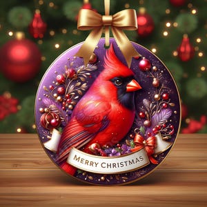 3D Rot Kardinal Ornament Clipart Bundle, Sublimation 3D Ornamente, Weihnachtsverzierung 3D png, 3D Effekt, Weihnachtsgrafik kommerzielle Nutzung