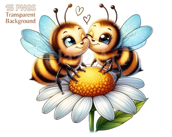 70 Stück Bienen-Gänseblümchen-Dekorationen – Kunstharz, Für DIY, Handyhüllen, Kuchen & Garten