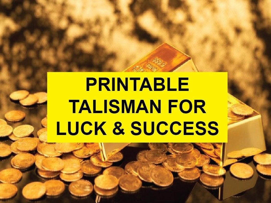 Printable Talisman for Wealth and Success. - Etsy