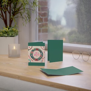 Cartes de Noël festives en sucre de canne (1, 10, 30 et 50 pcs)