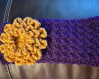 Child Size Ear Warmer w/ Flower