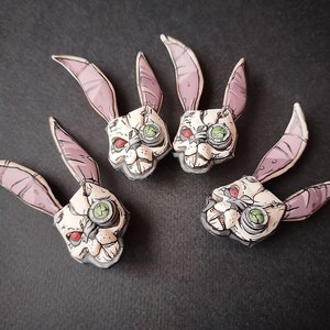 Tiny Tina Mask Badge/pin Borderlands, Wonderlands, Claptrap, Butt ...