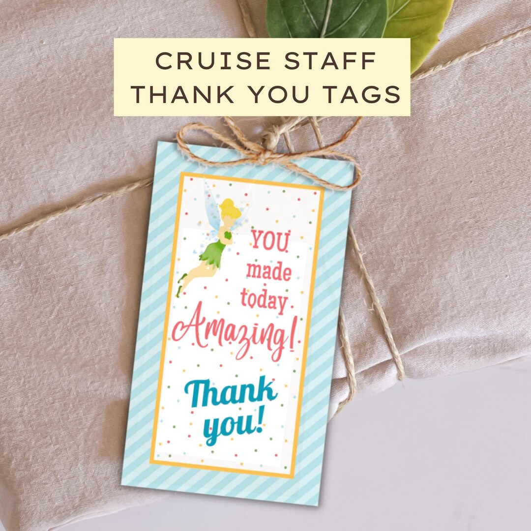Cruise On Thank You Cards For Crew - 6 Pack Appreciation Cards For Cruise Staff