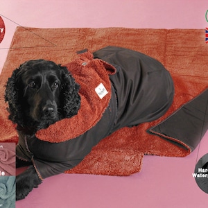 Toalla de viaje/colchoneta impermeable para perros, entrenamiento para calmarse