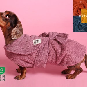 pink dog dressing gown Dressing Gown | Pink