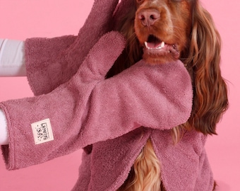 Manoplas para secar perros, limpiadores de patas superabsorbentes, de algodón, pequeñas pero potentes