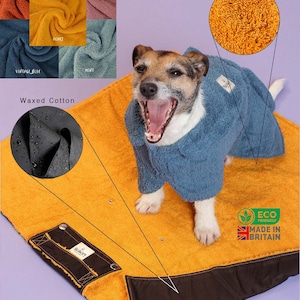 Waterproof Rollup Settle Mat | Settle Training | Waterproof Dog Blanket | Waterproof Towel | Walking Mat | Dog Car Mat |Travel Mat BillowK9