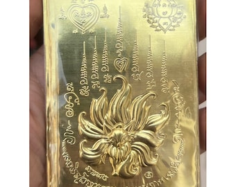 9 Tails Fox Powder Gold Plate Yant Powerful Amulet Pendant For Charming  Attraction Lucky Fortune Thai Gifts Real Magic Talisman