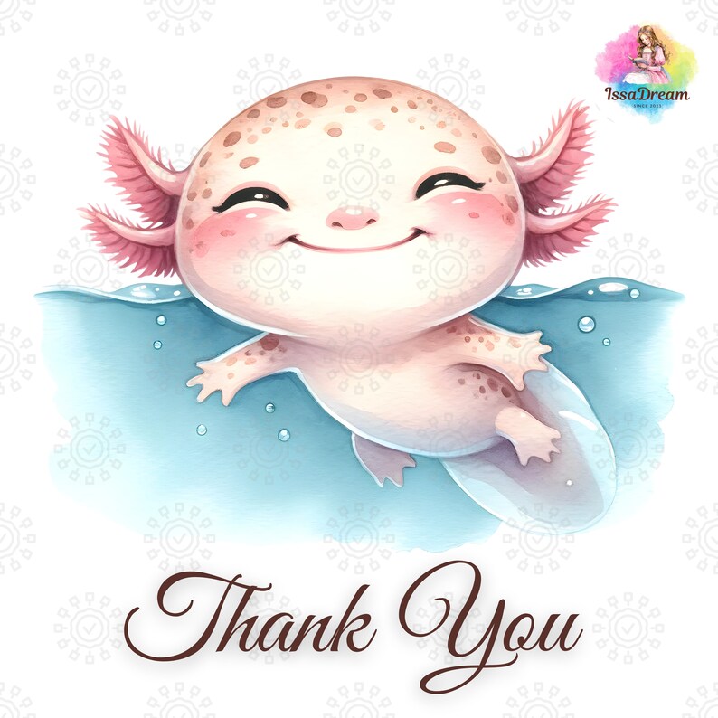 Akvarell Axolotl på semester Clipart, söt Axolotl Clipart, sommarsemester, semester Clipart, strand, Axolotl sublimering, kommersiellt bruk bild 10