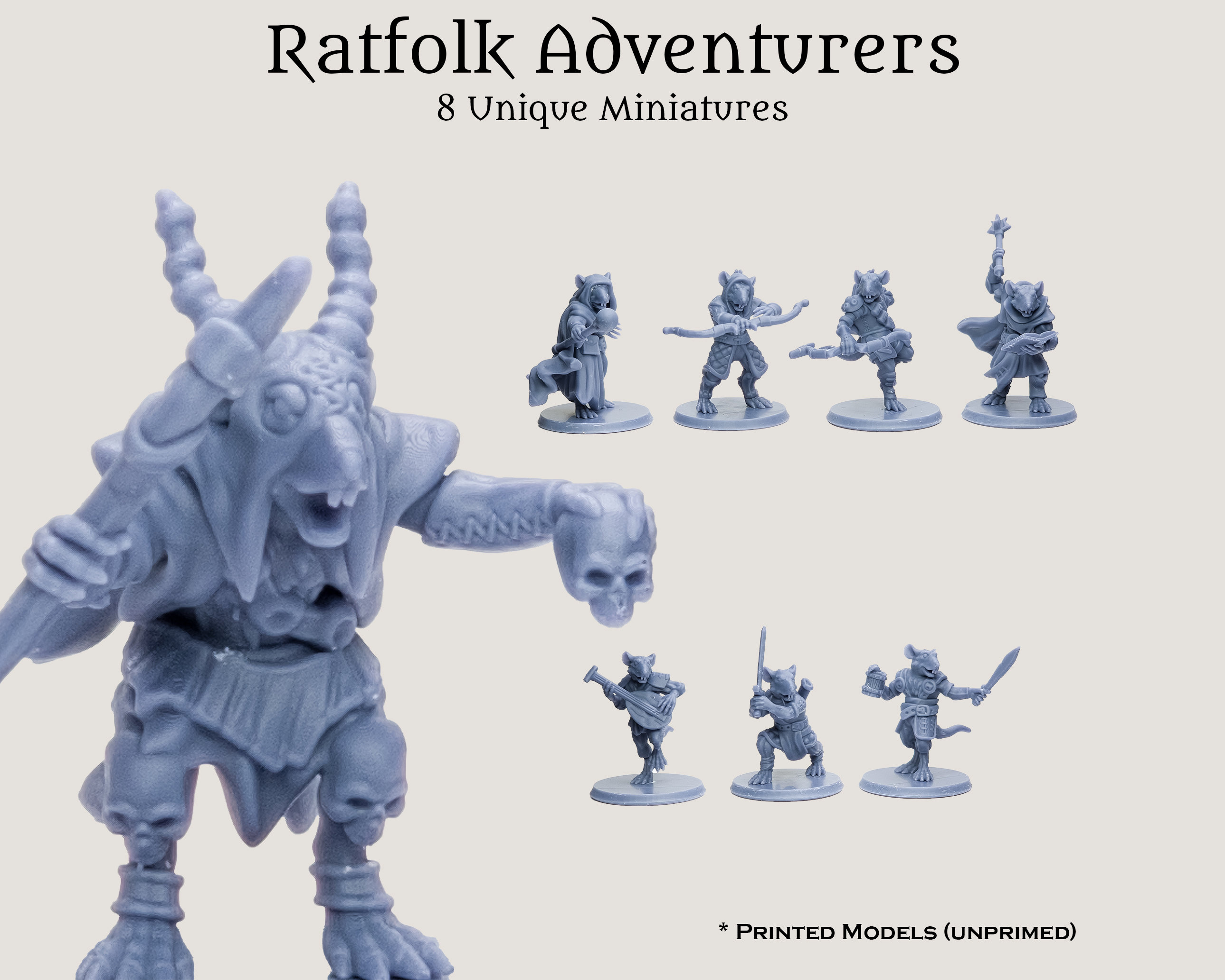 Forged Terrain Set di 32 mm Fantasy Ratmen Giant Pox Forged Terrain Set di 32 mm Fantasy Ratmen Giant Pox