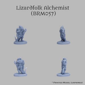 D&D Pathfinder Lizardfolk Tribe | 28mm 32mm Fantasy TTRPG Wargaming ...