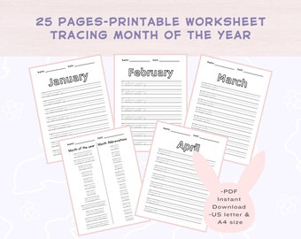 1～20の数字トレースワークシート：幼稚園児向け印刷可能（PDFデジタル