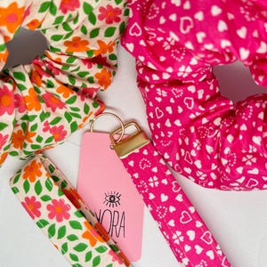 Set | Keychain-Scrunchie