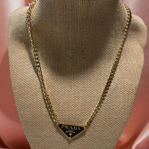 Prada necklace gold - Etsy 日本
