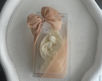 BIRTH of CHRIST candle • nativity candle • Christmas candle • religious candle favours • baptism christening holy communion baby welcoming