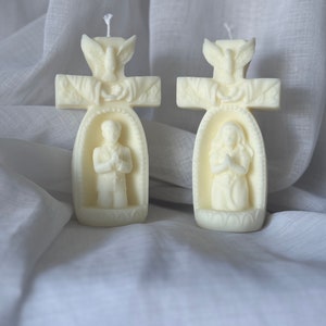 VELA DE LA SANTA COMUNIÓN • iglesia católica eucaristía bautismo ritual de bautizo velas religiosas favores