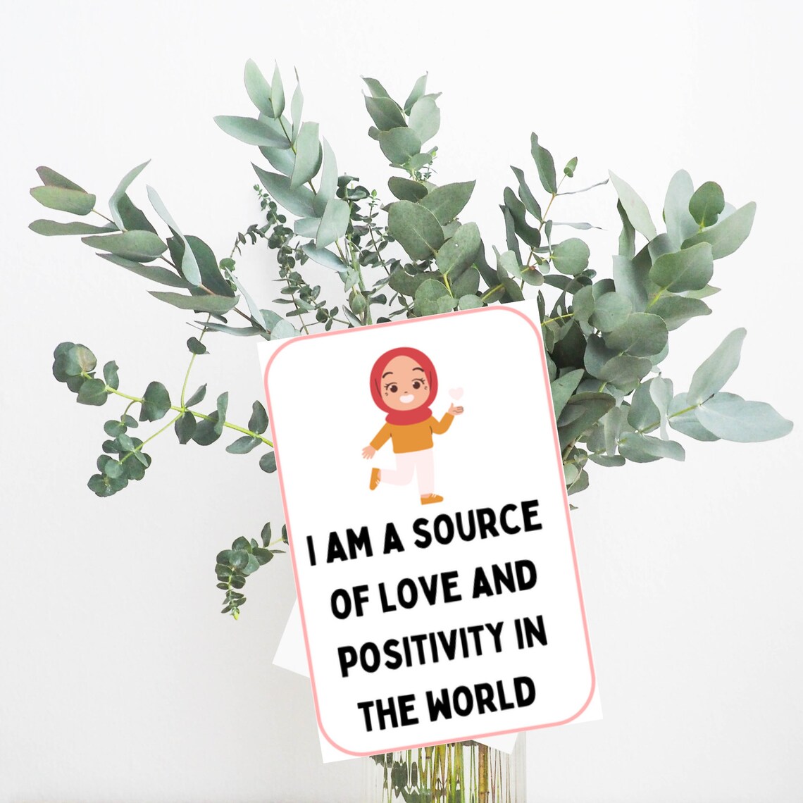 Islamic Affirmation Cards for Kids-20, Printable Affirmation Cards ...