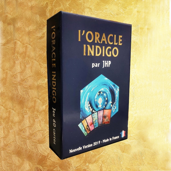 ORACLE INDIGO jeu de 60 cartes en auto édition