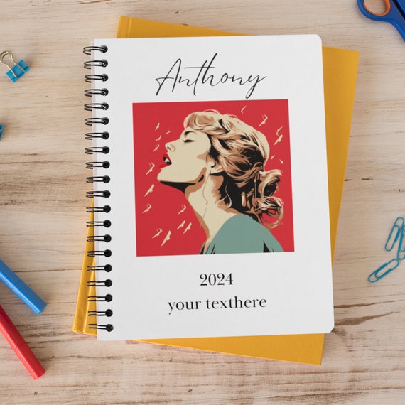 Taylor Swift Inspired 2024 Planner 167 Pages of Organisation, Diary,  Calendar, 2 Pages per Week, Notes, Aims, Targets, Goals 
