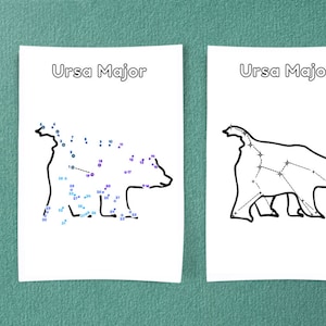 Connect-the-Dots: Ursa Major Constellation | Great for Kids Learning to Count!