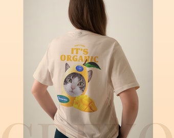 Pet Photo Tshirt Personalized Pet T-shirt for Pet lover gift Unique cat mom gift funny shirt for dog dad Custom Pet Face Shirt