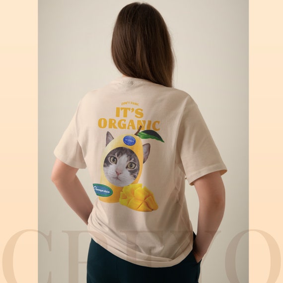 Pet Photo Tshirt Personalized Pet T-shirt for Pet lover gift Unique cat mom gift funny shirt for dog dad Custom Pet Face Shirt