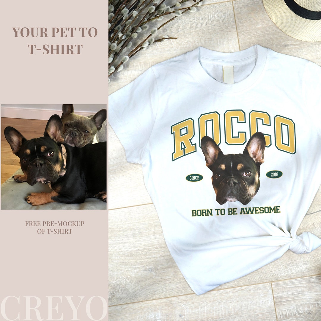 Custom Dog Tshirt Pet Remembrance Shirt Custom Pet Photo Shirt Apparel