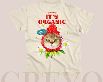 Personalized Pet T-shirt Pet Photo Tshirt for Pet lover gift Unique cat mom gift funny shirt for dog dad Custom Pet Face Shirt