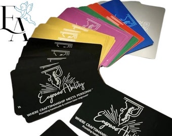 Engraved Metal Business Cards