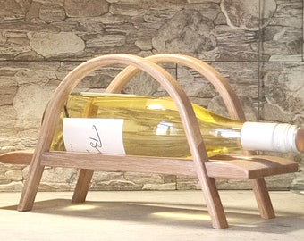 Handmade Wine Rack, Housewarming Item, Deluxe Wedding Gift, Wooden Home Accessories, Kitchen&Living Room Decor, Elegant Gift for Wine Lovers