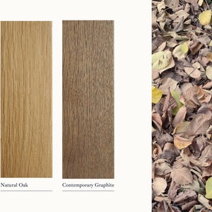 Colour palette
You can choose from the following three colour finishes: Tender White, Natural Oak and Contemporary Graphite thus customizing the item to best suit your interior.