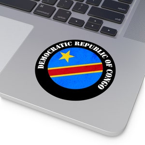 Free Congo | Congo Vinyl Sticker | DR Congo | Democratic Republic of Congo | Congo Flag | Human Rights | Social Justice | Protest Stickers