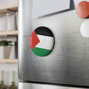 Palestine Button Magnet | Free Palestine Accessory | Fridge Magnet | Human Rights