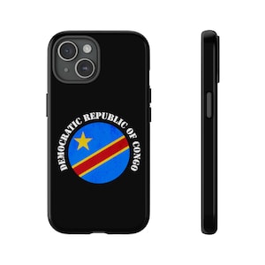 Free Congo | Tough Phone Cases | DR Congo | Democratic Republic of Congo | Human Rights Accessories | Social Justice Merch | Hands Off Congo