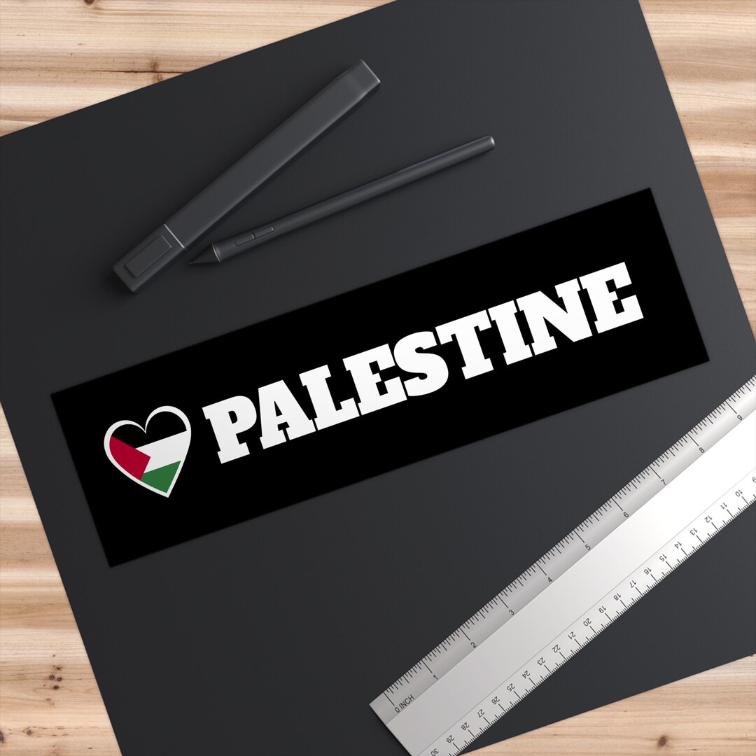 Palestine Car Bumper Sticker Palestine Car Sticker Etsy