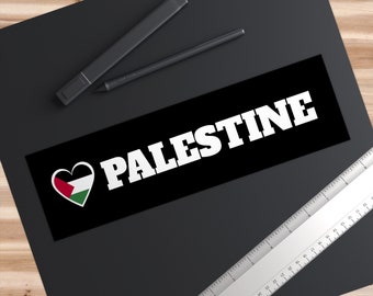 Palestine Car Bumper Sticker | Palestine Car Sticker | Palestine Vinyl | Palestine Protest | Support Palestine