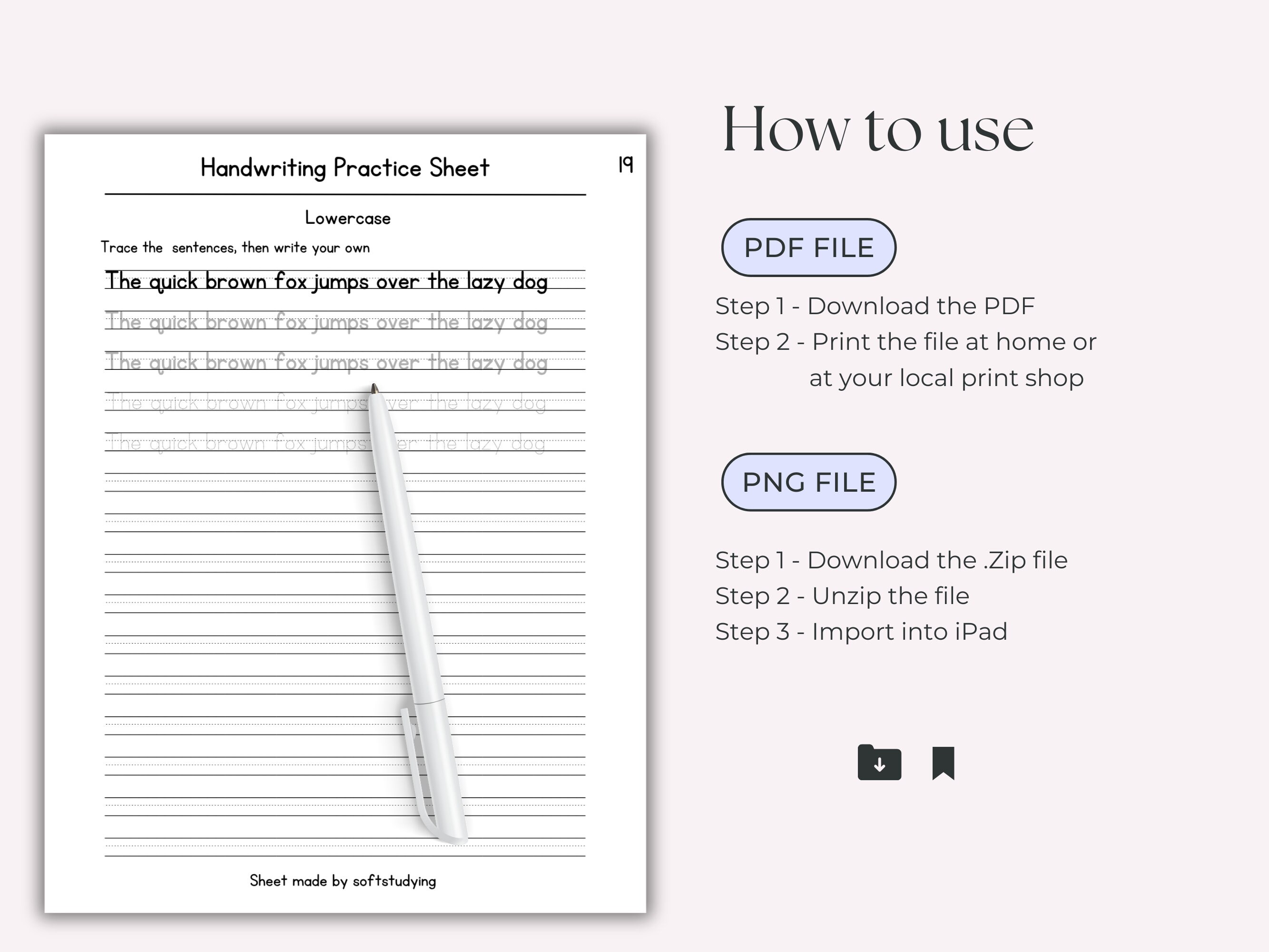 Printable Handwriting Worksheets Writing Sheets Handwriting for School ...