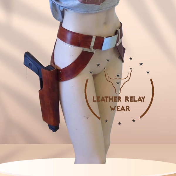 Sabine Wren Frauen Gürtel, Doppel Holster Rig Gürtel, Mandalorian Rüstung Star Wars, inspiriert Cosplay Kostüm Rebellen, Pistolenhalfter