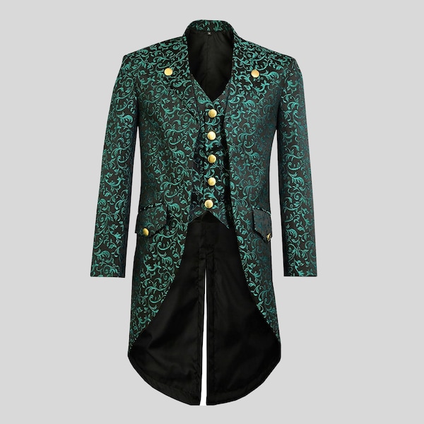 Tailcoat Jacket Rocker Mens Tailcoat - Etsy