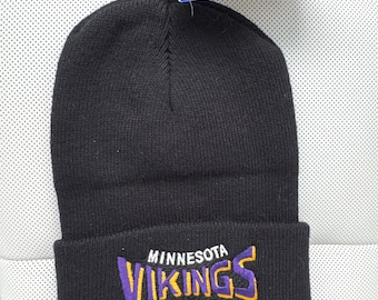 Minnesota Vikings NFL Beanie – Classic Purple & Gold Knit Hat