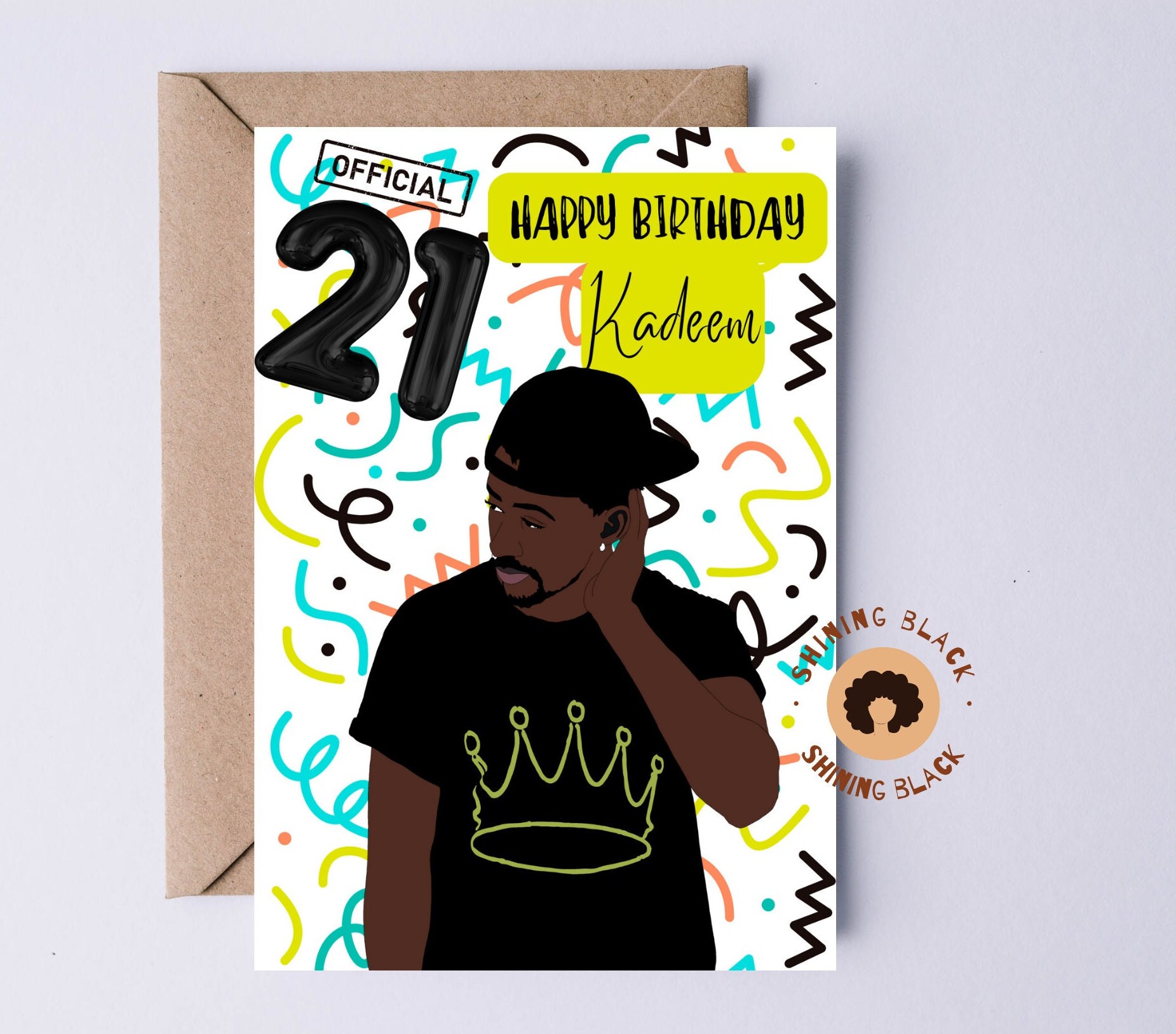21st Birthday Card For Him, Funny 21st Birthday Card Men, Happy 21st...