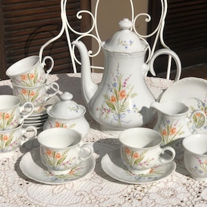 Real porcelain coffee service